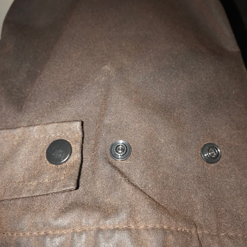 New Zealand James McKenzie Hunting & Fishing Oil Skin Coat - Picture 11 of 12